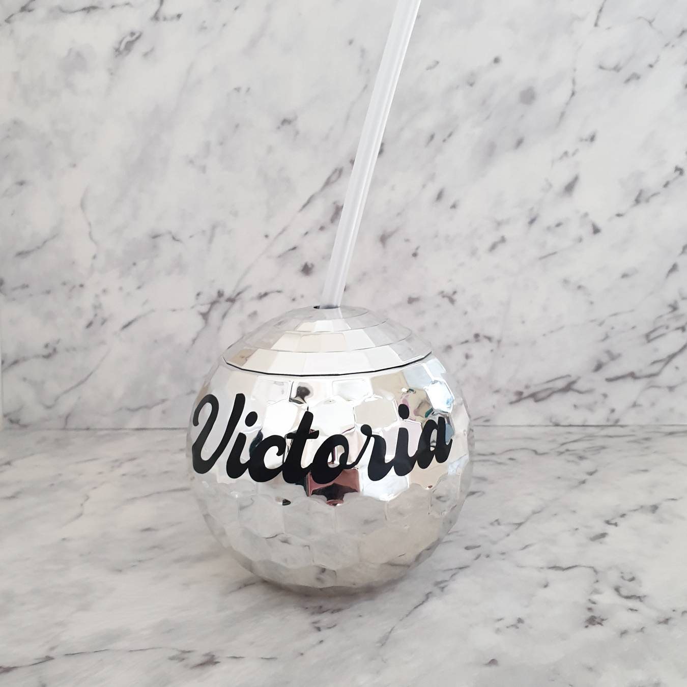 Personalised Disco Ball Cup for Bachelorette Party, Last Disco Theme