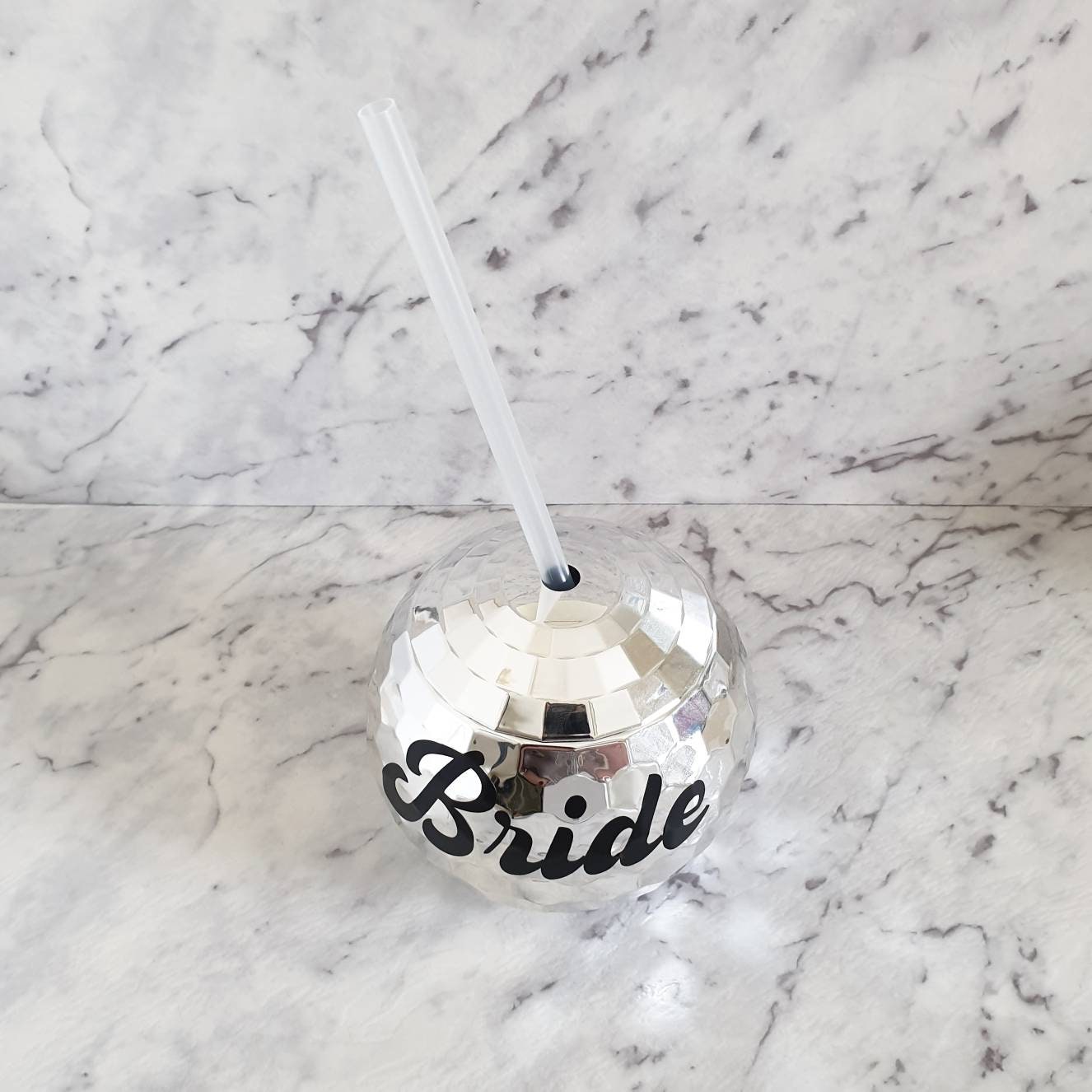 Personalised Disco Ball Cup for Bachelorette Party, Last Disco Theme
