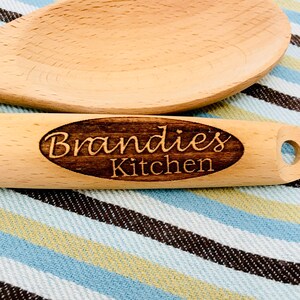 Engraved Spoon, wooden spoon, wood spoon, Personalized spoon, bridal shower gift, wedding favor, bridal shower favor, prize