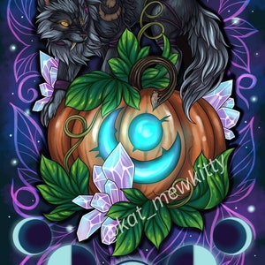 Worgen Druid Halloween Art Print 300gsm