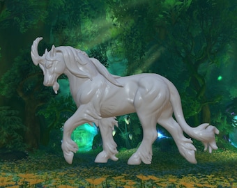 Dreamrunner Einhorn 3D gedruckte Resin Figur 11cm x 7.5cm