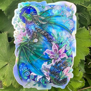 Ysera the Awakened Holographic Sticker 10cm