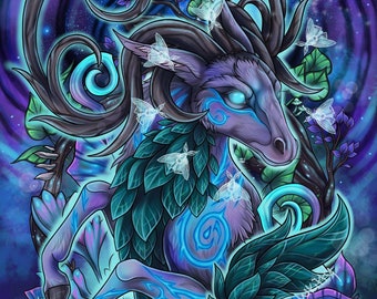 Runestag in Ardenweald Art Print A5/A4/A3