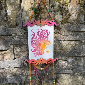 Flame Ashes of Al&#39;ar Lino Print Hanging Print
