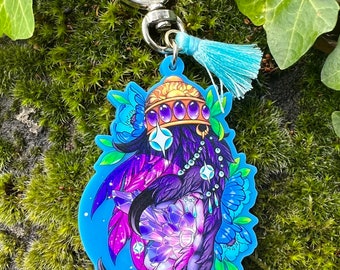 Moonkin Glückspfote 2,5" Acryl Schlüsselring
