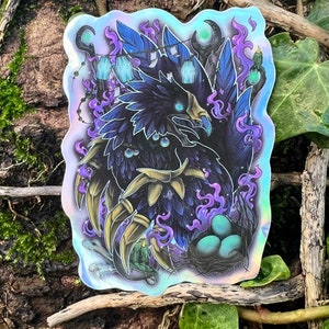 Anzu the Raven Lord Holographic 3&quot; Sticker