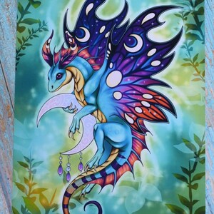 Faerie Dragon Art Print A5/A4/A3 image 2