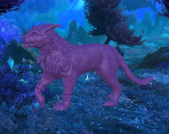 Nachtelf Wilde Druide 3D Gedruckte Resin Figur 10cm x 5.5cm