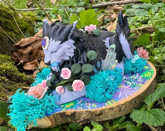 Nachtelf Wilde Druide Traumhain Diorama 17cm x 8cm