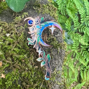 Scythe of Elune Lunarcall Balance Moonkin Enamel Pin 2.5”