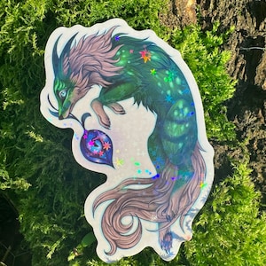 Verdant Prowler 3&quot; Glitter Sticker