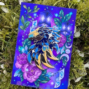 Anzu The Raven Lord 45mm Enamel Pin