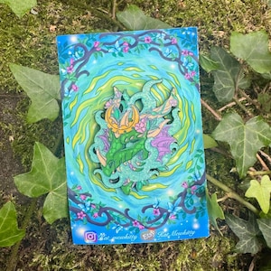 Ysera the Dreamer Rainbow Plated Enamel Pin 2”