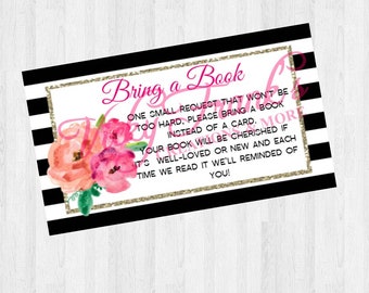 Kate Spade inspiró Trae un libro; Traiga un libro; Floral;