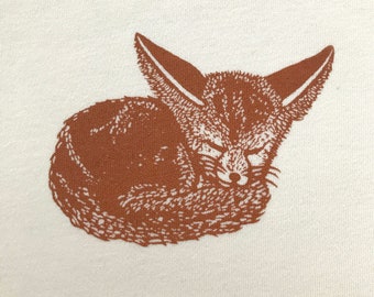 Organic babyshirt Fennec Fox