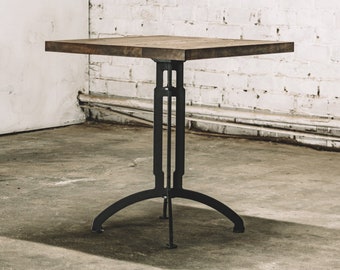 Oak dining table / Industrial table / Industrial furniture / Farmhouse table / Kitchen table / Wood / Furniture / Dining room furniture