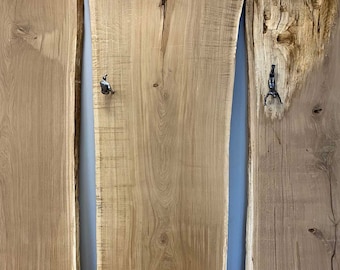 European Oak Live Edge Slabs Wood