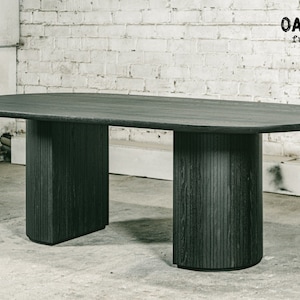 Dining table / Industrial table / Industrial furniture / Table / Farmhouse table / Kitchen table / Wood / Furniture / Dining room furniture