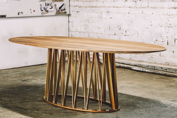 Oak Dining Table Industrial Dining Table Industrial Furniture