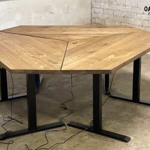 Work desk / Industrial desk / Industrial table / Wood / Industrial furniture / Wood working / Office desk / Office furniture image 1