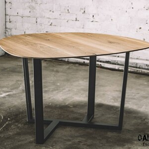 Table à manger / Table industrielle / Mobilier industriel / Table / Table de ferme / Table de cuisine / Bois / Meubles / Meubles de salle à manger