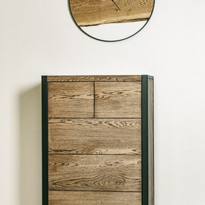 Industrial commode / Modern commode / Rustic commode / Oak commode / Steel commode / Handmade furniture / Industrial furniture