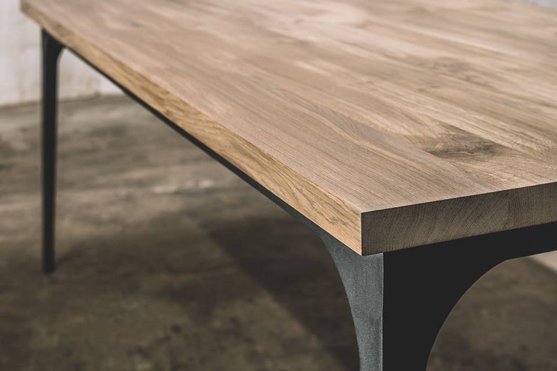 Esstisch / Tisch / Holz Möbel Tischbeine Metall / Holz Möbel / | Etsy