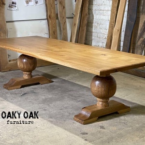 Table à manger / Table industrielle / Mobilier industriel / Table / Table de ferme / Table de cuisine / Bois / Meubles / Meubles de salle à manger