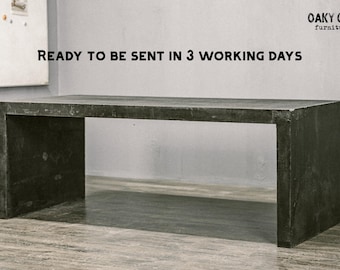 Industrial Concrete Desk | Metal Accents, Modern Office Furniture