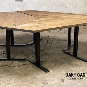 Work desk / Industrial desk / Industrial table / Wood / Industrial furniture / Wood working / Office desk / Office furniture image 3