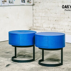 Industrial bedside tables | Oak bedside tables
