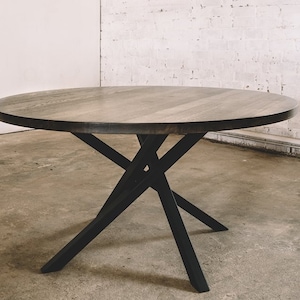 Dining table / Industrial table / Industrial furniture / Table / Farmhouse table / Kitchen table / Wood / Furniture / Dining room furniture