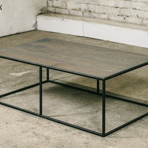 Coffee table / Industrial furniture / Wood table / Wood furniture / Rustic furniture / Home decor / Rustic home decor / Industrial decor