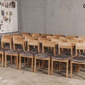 Kitchen chair / Wooden chair / Industrial furniture / Rustic decor / Home decor / Furniture