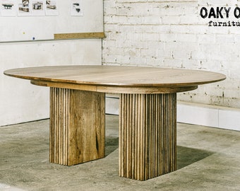 Dining table / Industrial table / Industrial furniture / Table / Farmhouse table / Kitchen table / Wood / Furniture / Dining room furniture