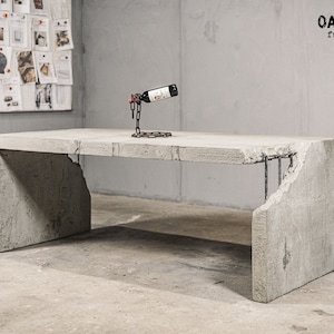 Industrial desk / Computer desk / Office desk / Industrial furniture / Industrial table / Concrete furniture / Office furniture / Concrete