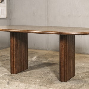 Table à manger / Table industrielle / Mobilier industriel / Table / Table de ferme / Table de cuisine / Bois / Meubles / Meubles de salle à manger