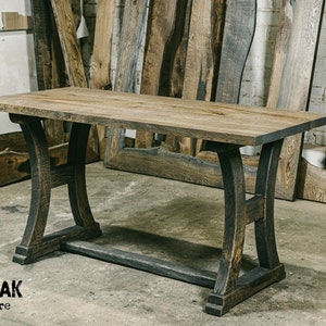Dining table / Industrial table / Industrial furniture / Table / Farmhouse table / Kitchen table / Wood / Furniture / Dining room furniture