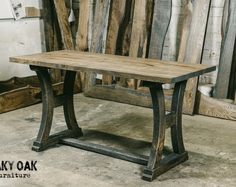 Dining table / Industrial table / Industrial furniture / Table / Farmhouse table / Kitchen table / Wood / Furniture / Dining room furniture
