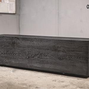 Industrial oak wood bench / Wood bench / Kitchen bench / Industrial furniture / Rustic decor / Home decor / Furniture / Wood furniture