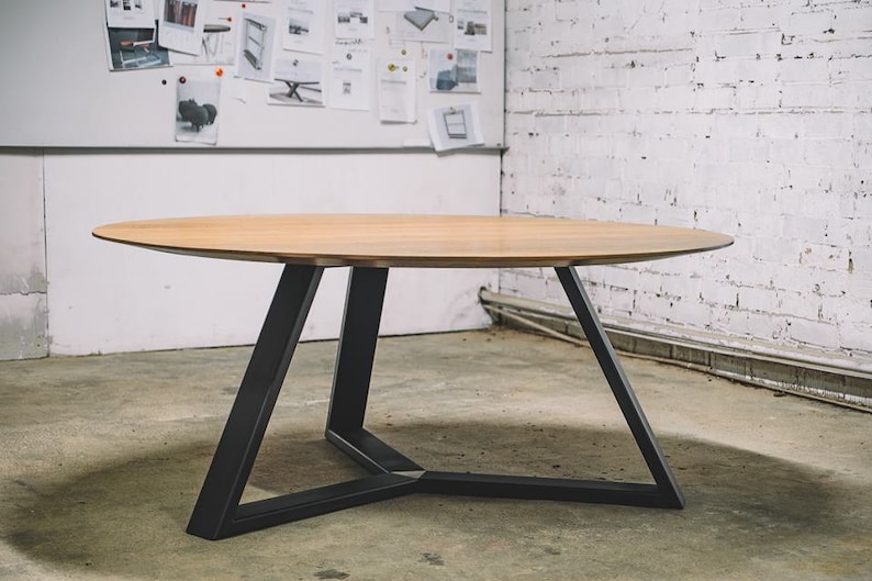 Runden Esstisch / Industrial Tisch / industrielle Möbel / | Etsy