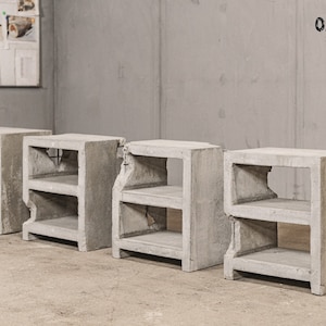 Industrial bedside tables | Concrete bedside tables | Handmade