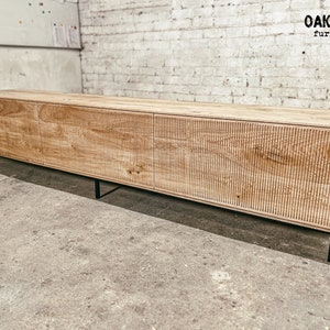 Oak TV table / TV table / Industrial TV table / Industrial table / Industrial furniture / Rustic furniture / Rustic table / Handmade table