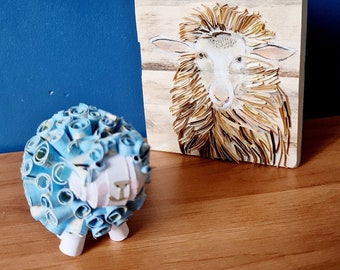 Deco quilling sheep