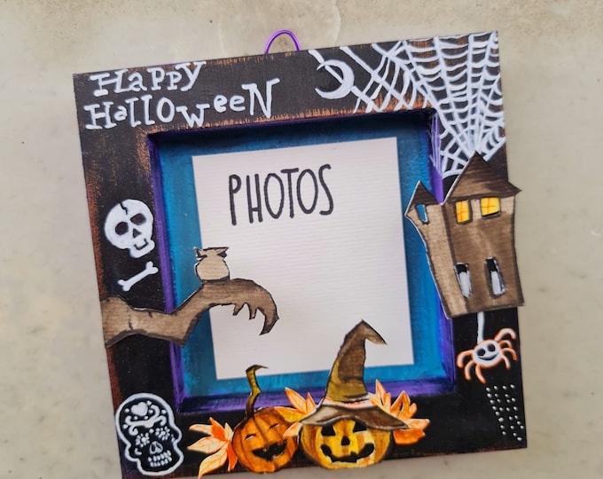 Halloween decorative picture frame