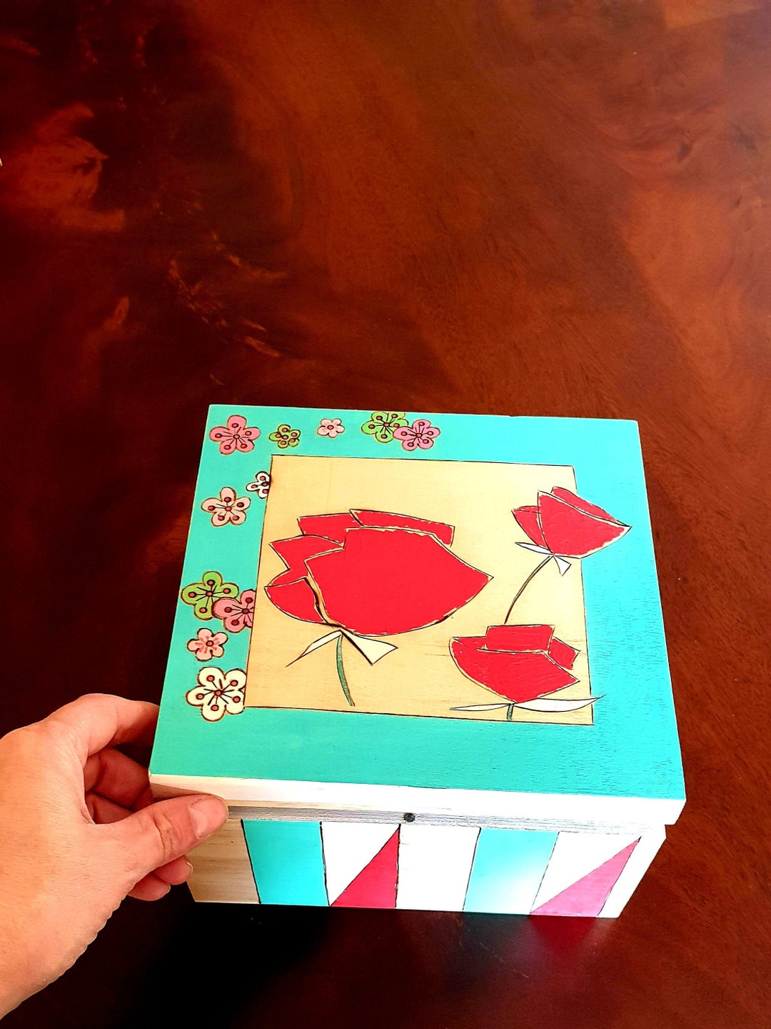 Square Jewelry Box Etsy