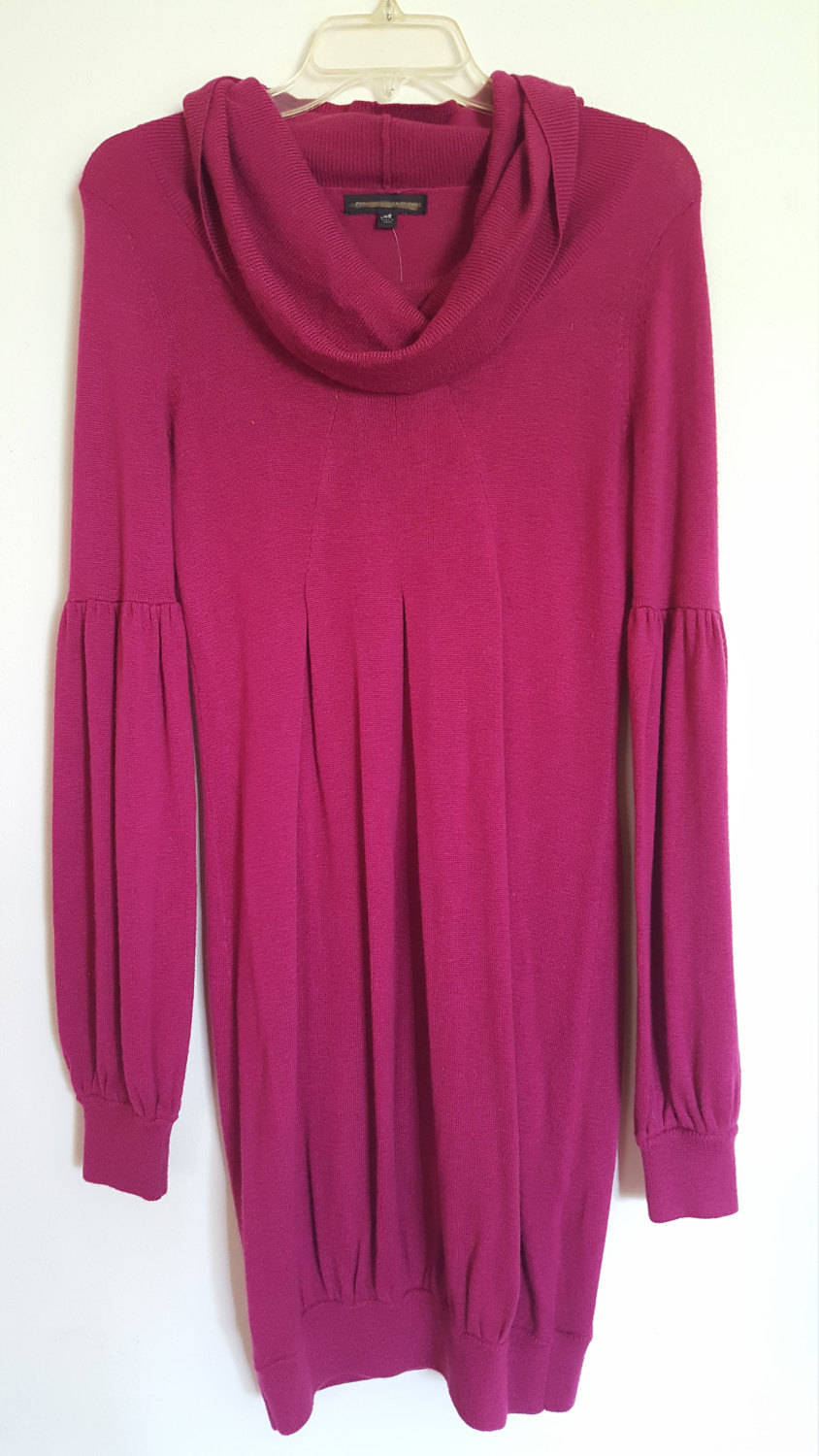 HOTTEST Sweater Dress Purple Pleats Cowl Neck Sz. XS Express | Etsy