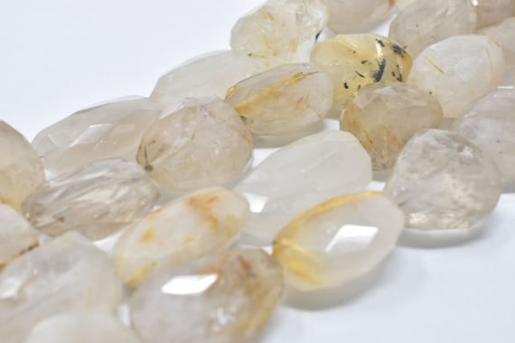 Buy Golden Rutilated Quartz Faceted Nuggets,natural Rutile Quartz