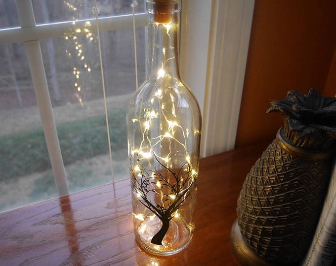 Bedroom fairy lights, wine bottle light, fairy string lights, fairy lights bedroom, string light decor, lighted wine bottles, tree decor