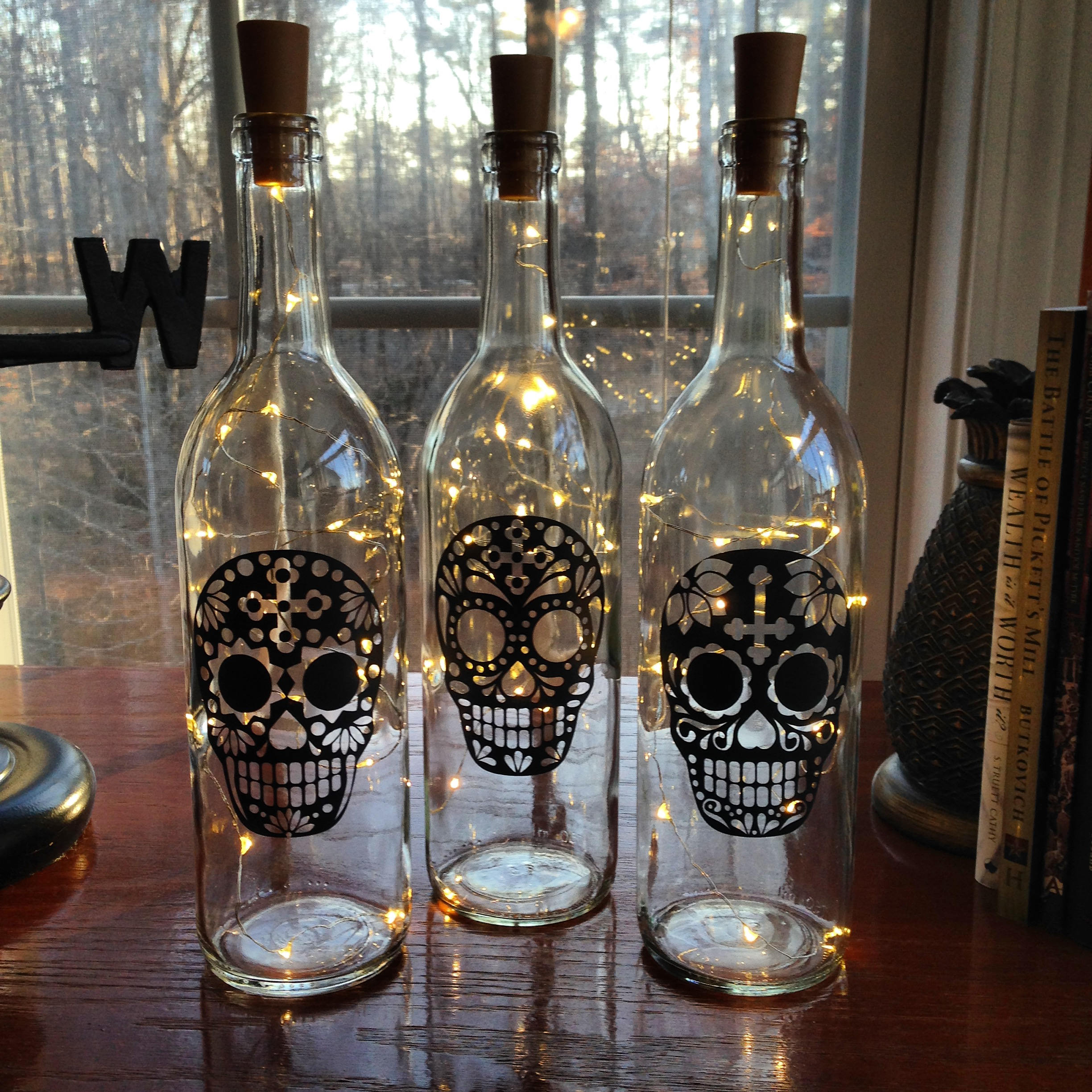Skull Bottle light design Ideal gift